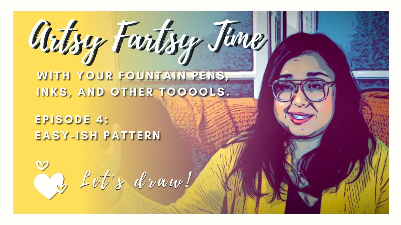 Artsy Fartsy Time Ep 4 - Easy Random Doodle Pattern with a #FountainPen