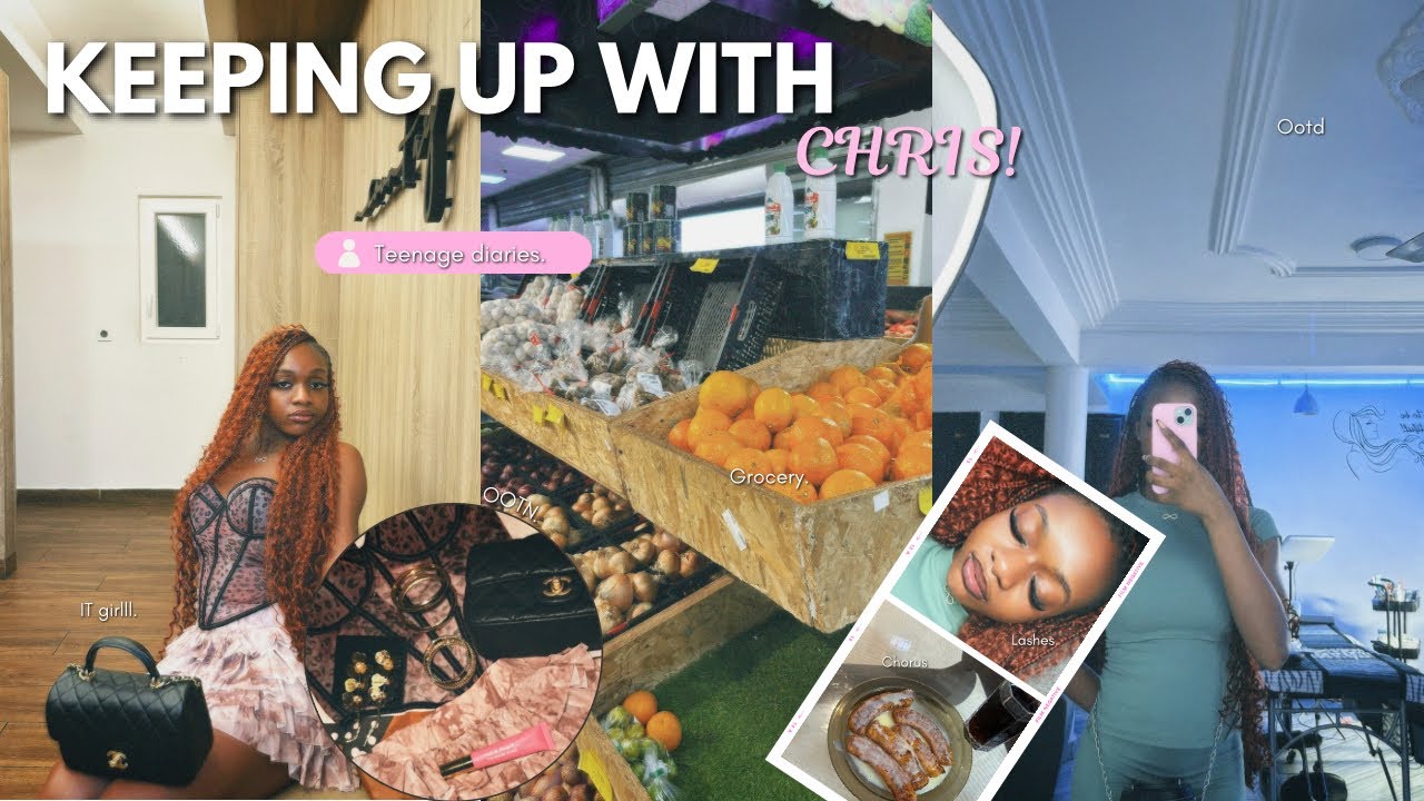 KEEPING UP WITH CHRISTABEL||Dinner,new lash set,grocery shopping,visiting etc.||CHRISTABEL DANSOA🌷💓