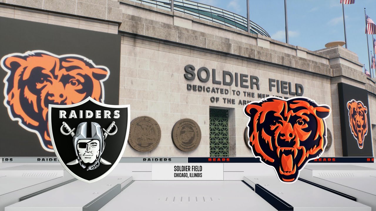 MADDEN 26 GAMEPLAY - RAIDERS AT BEARS - FULL GAME - USER VS USER - COUCH PLAY - 4K