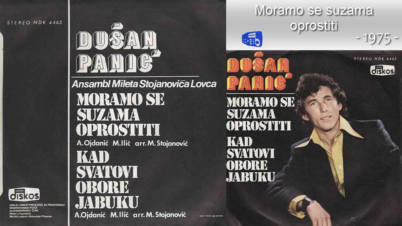 Dusan Panic - Moramo se suzama oprostiti - (Audio 1975)