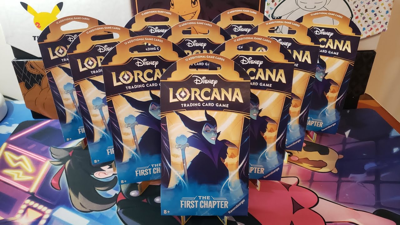 Disney Lorcana The First Chapter! 10 Sleeved Boosters to Open! 🤣🤣🤣