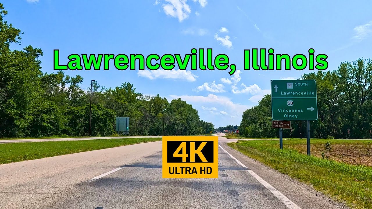 Drive from Lawrenceville, IL to Vincennes, IN via U.S. Route 50