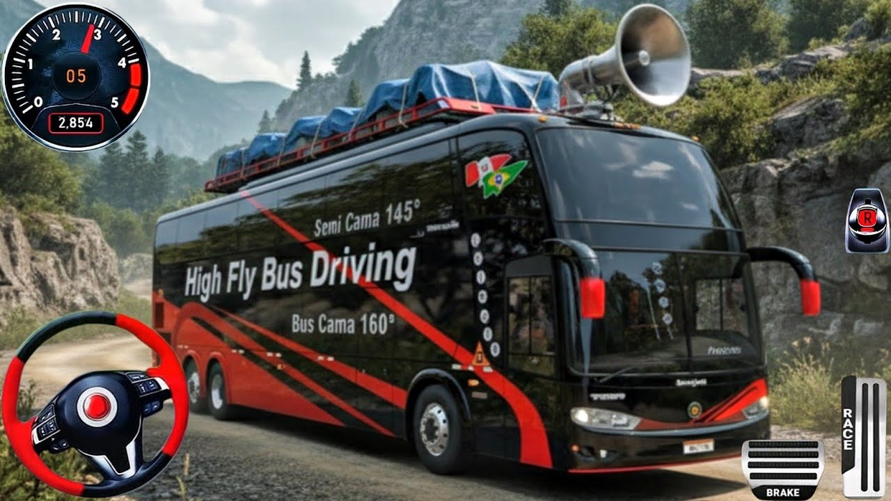 Real Bus Simulator 3D - City Coach Bus Driving 2025 - Bus Game Andriod Gameplay