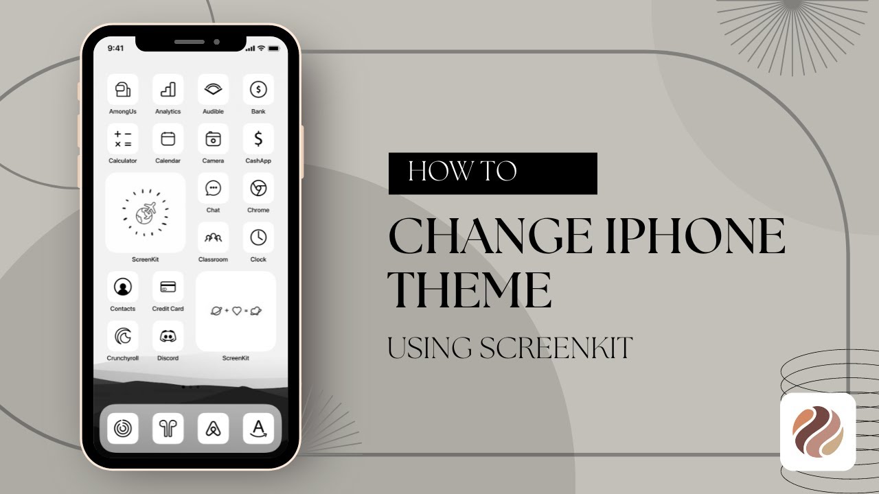 How to change iPhone theme using Screenkit