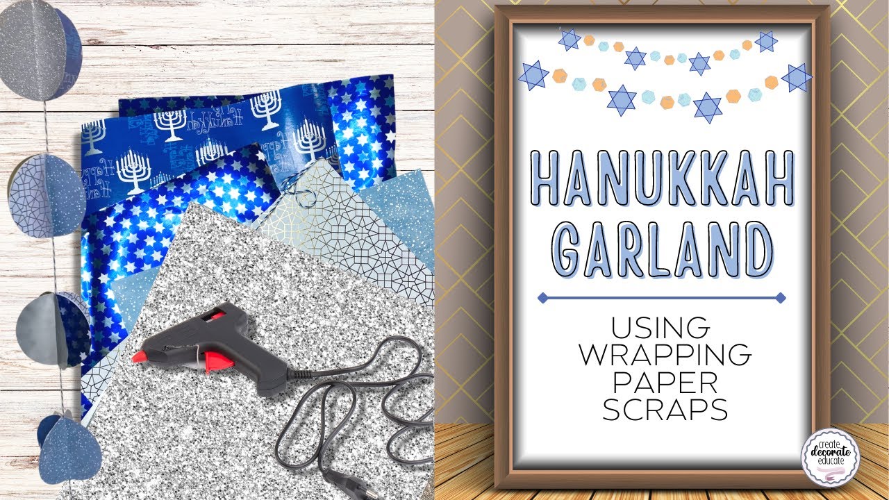 Decorations for Hanukkah DIY | Hanukkah Classroom Ideas | Hebrew School | Hanukkah Crafts for Kids