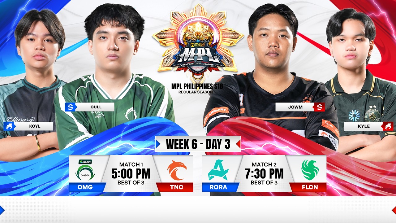 🔴 LIVE | MPL PH S18 | ENGLISH - Week 6 Day 3