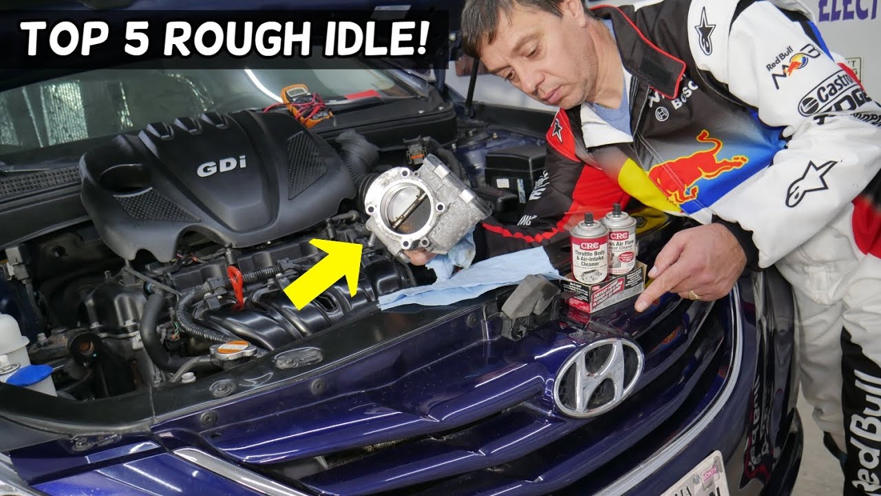 TOP 5 REASONS FOR ROUGH IDLE ON HYUNDAI SANTA FE TUCSON ELANTRA VELOSTER ACCENT SONATA
