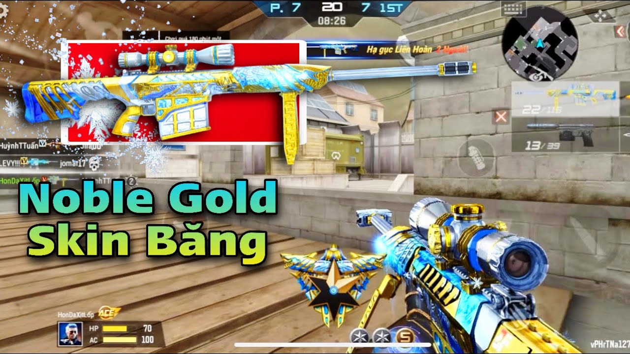 CrossFire Legendes/CFL: Trên tay chúng sinh bình đẳng BARRET NOBLE GOLD SKIN BĂNG đẹp nhất CFL