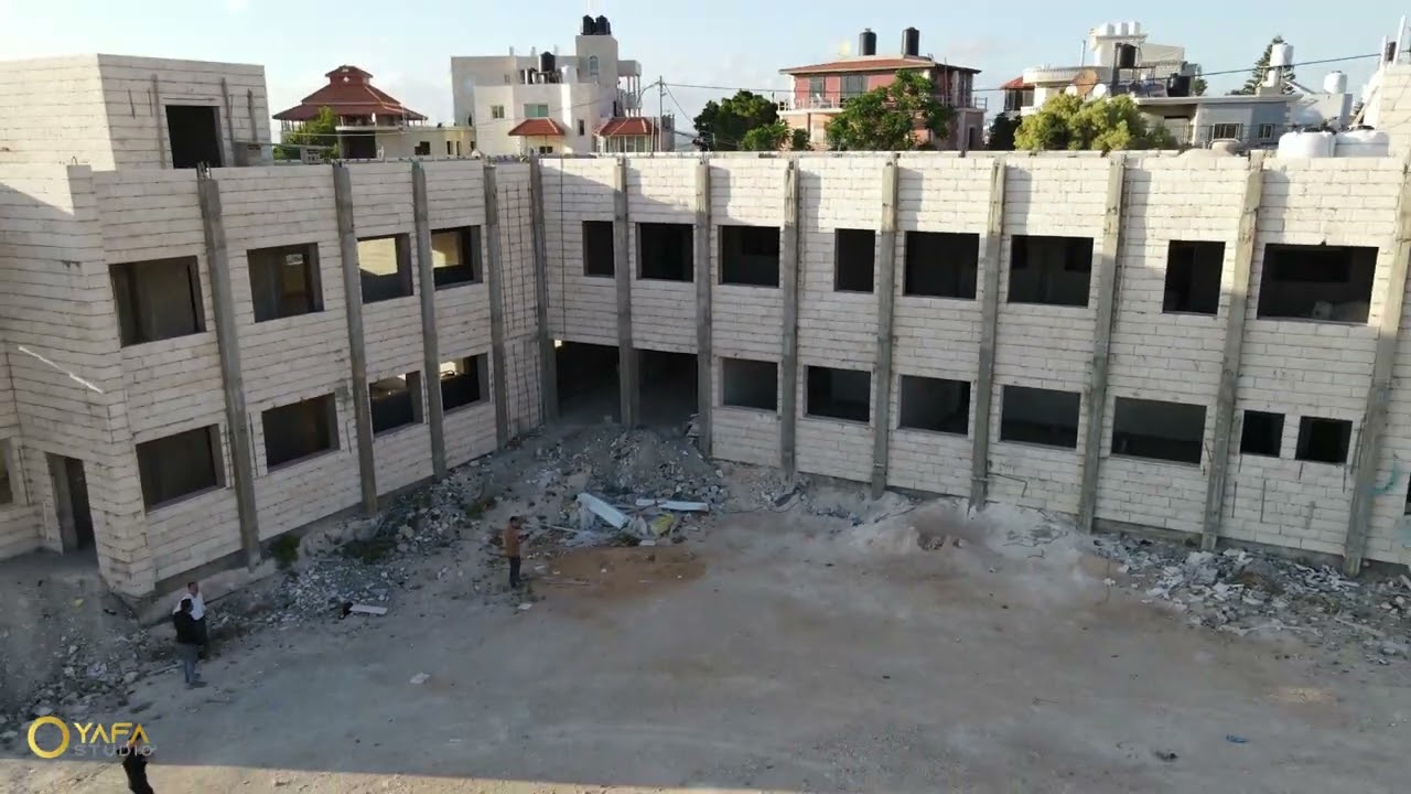 مدرسة شهداء نوبا قيد الانشاء . 