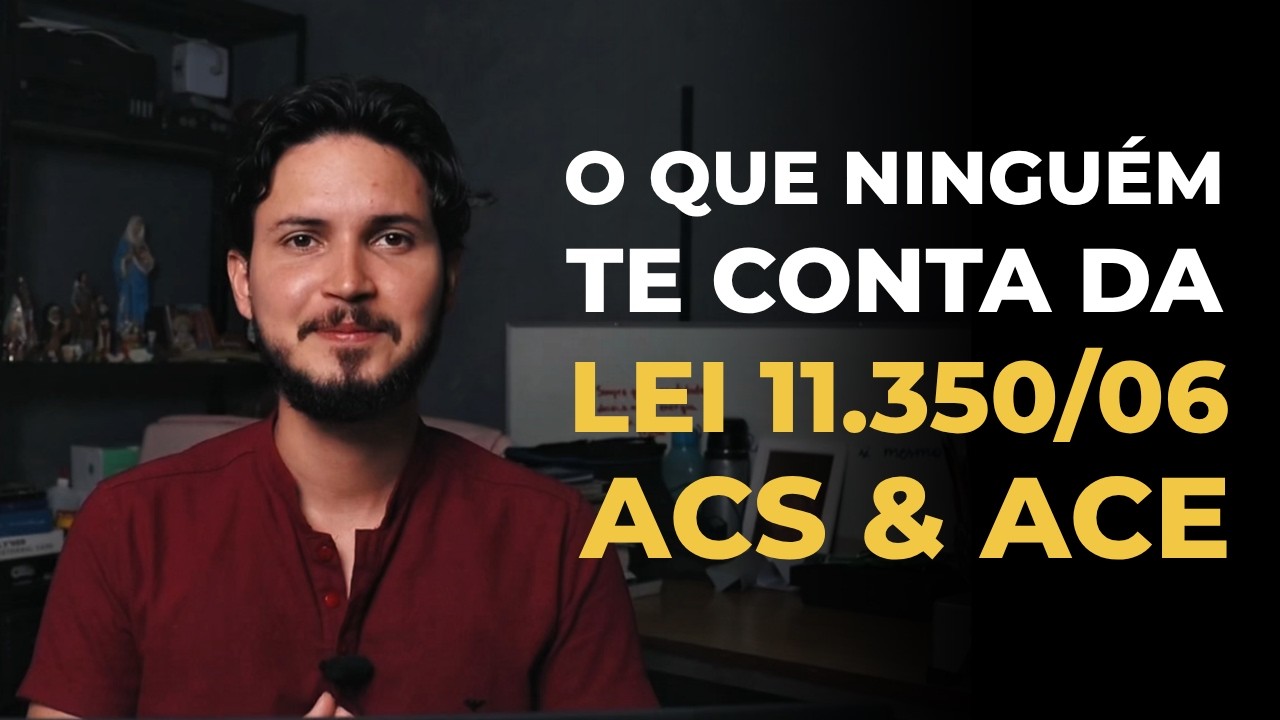 🔴 AULÃO DA LEI 11.350/06 PARA AGENTE DE SAÚDE E AGENTE DE ENDEMIAS | 2025