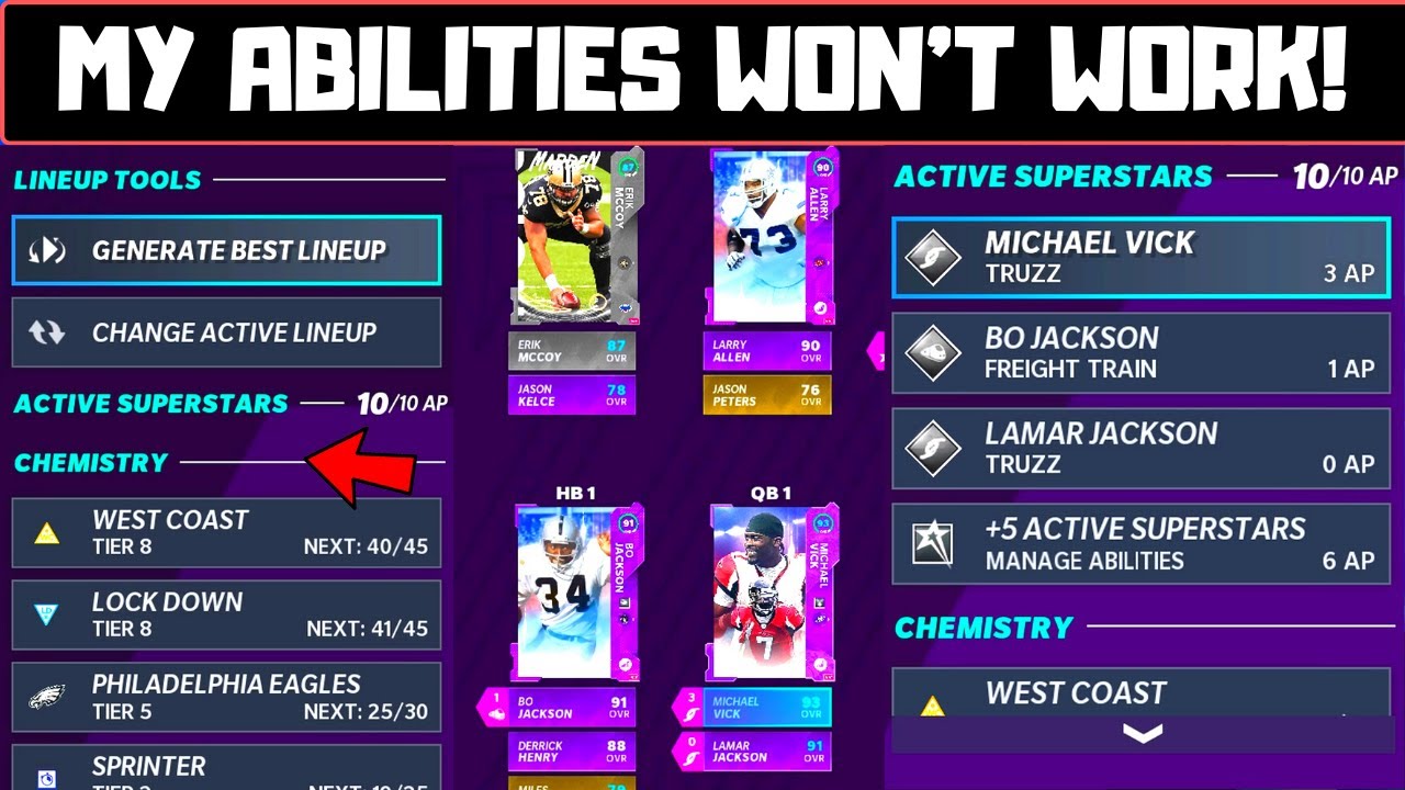 My ABILITIES WON'T ACTIVATE! Madden 21 ABILITY GLITCH and How to FIX IT!  October Title Update!