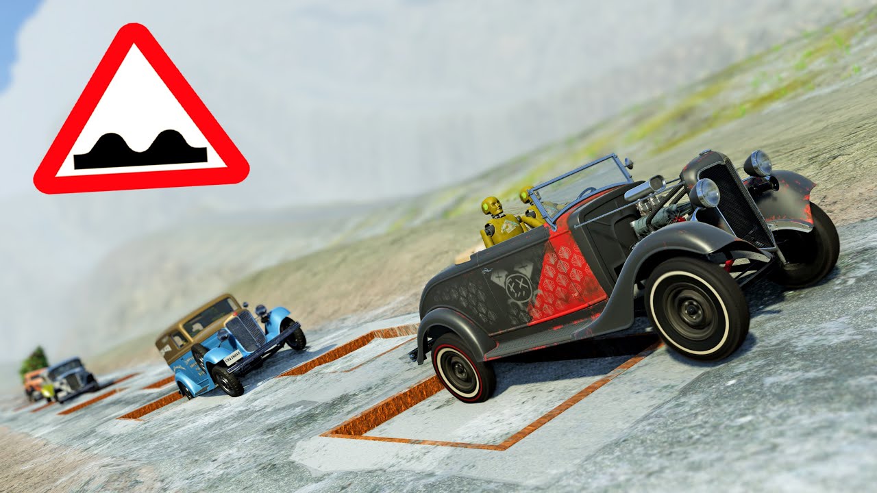 BeamNG Drive - Suspension & Stress Testing Bruckell Nine (Game Update 0.34)