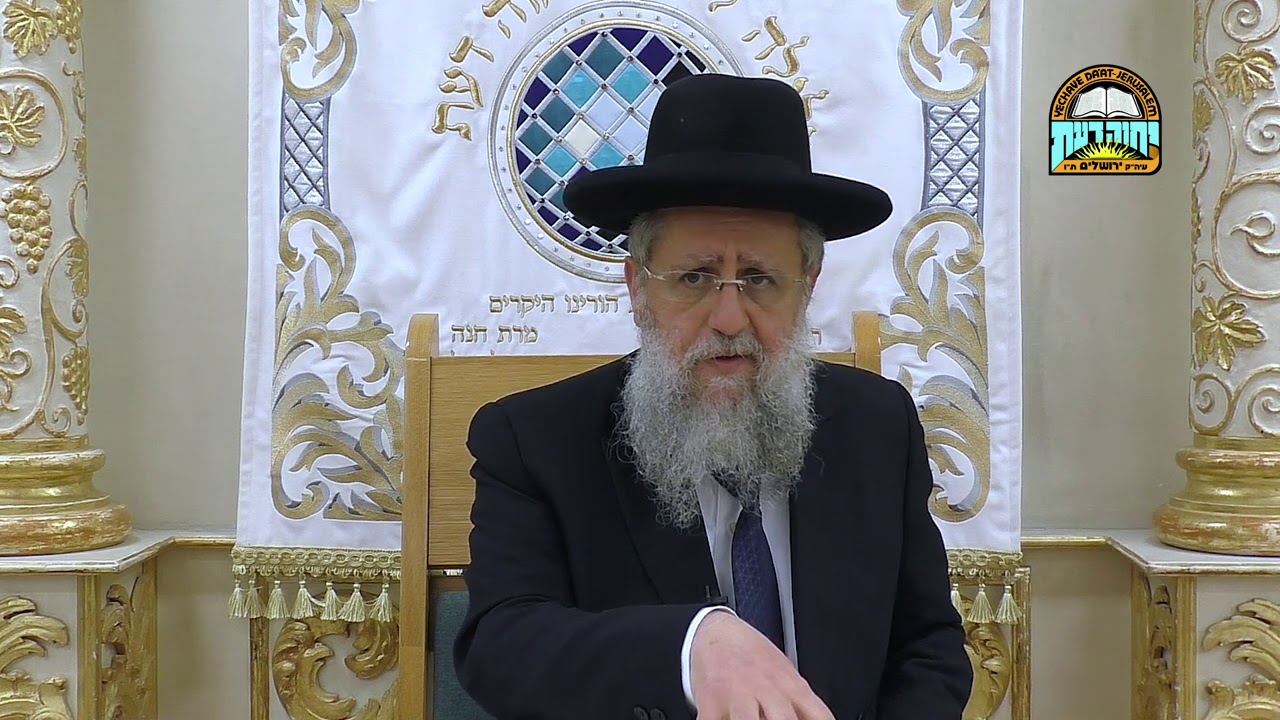 השיעור השבועי של הרב דוד יוסף - טלטול והוצאה מרשות לרשות בזמן הזה - י