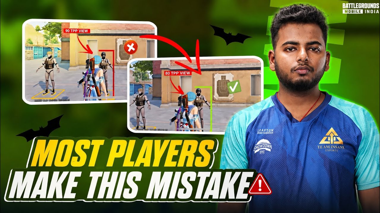 Fix Your BGMI Settings NOW ⚠️ | Best TPP/FPP View & Joystick Size Settings For BGMI 4.4 Update 