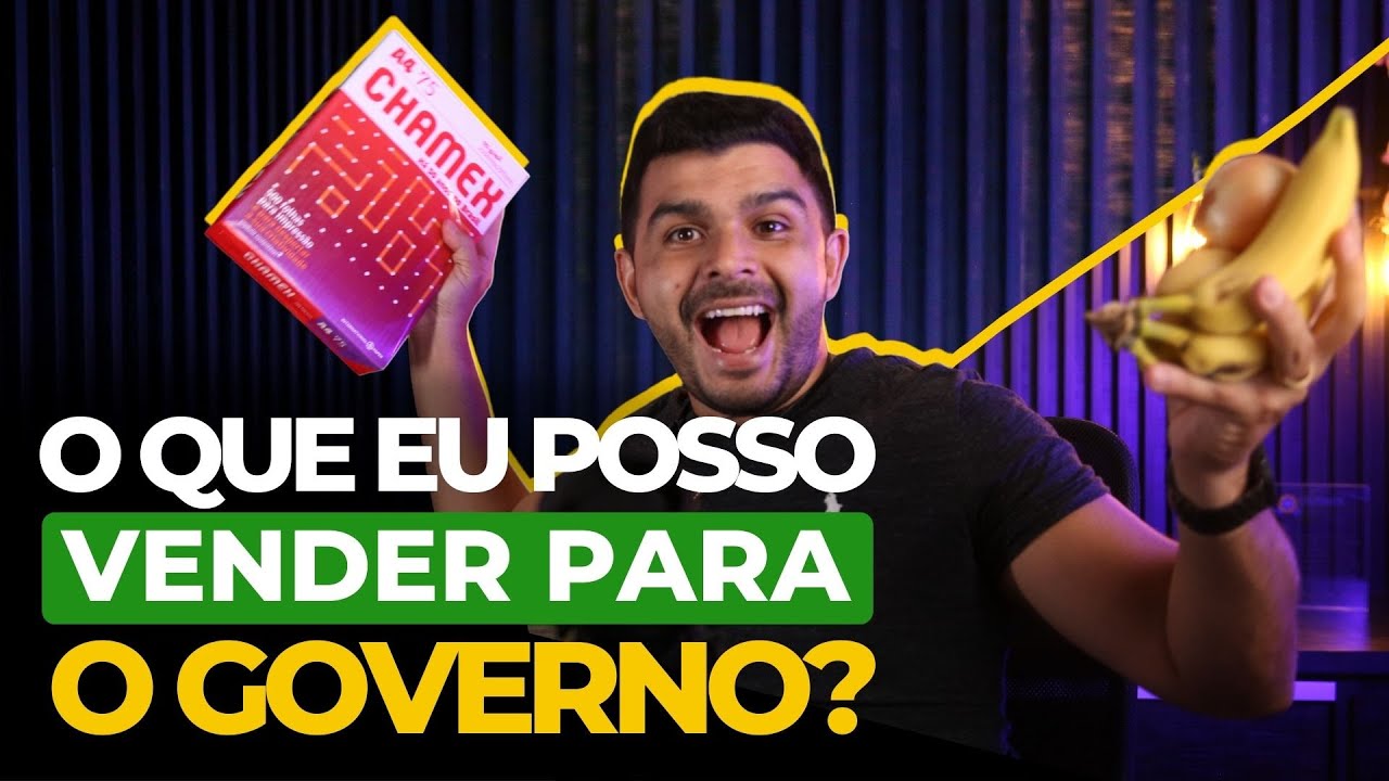 O QUE EU POSSO VENDER PARA O GOVERNO?