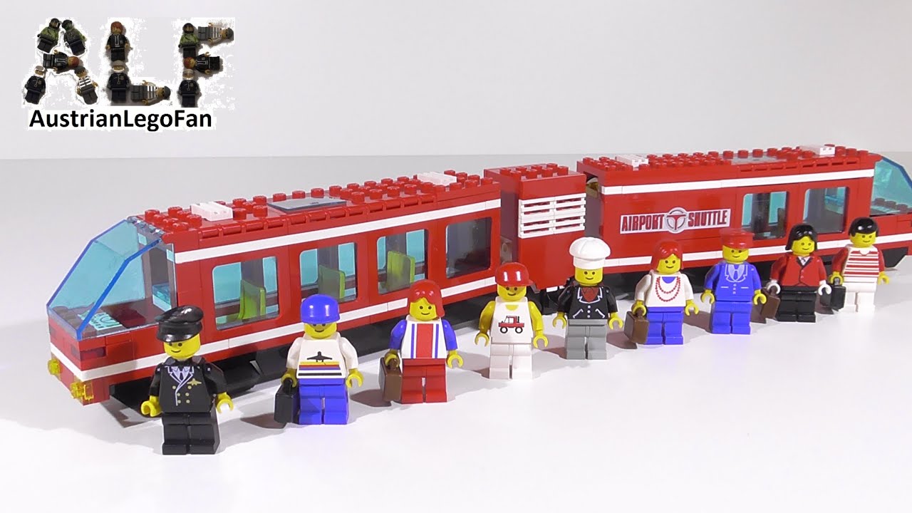 Lego Classic Town 6399 Monorail Airport Shuttle - Lego Speed Build Review