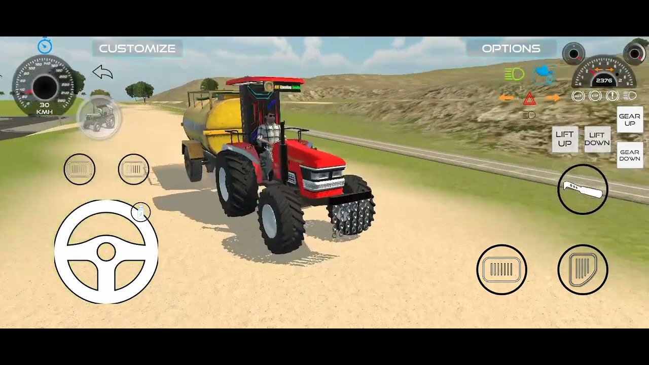 Arjun tractor// Supply to water on village// Rajput Gamer.30