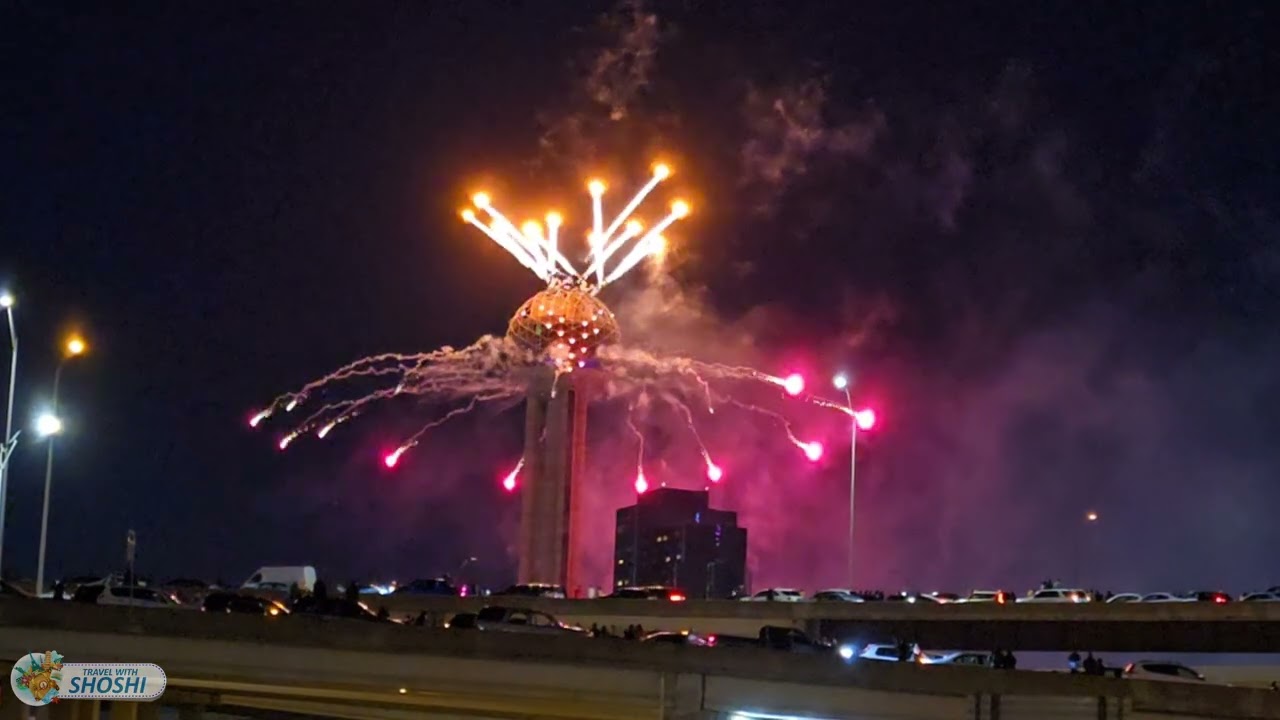 Dallas New Year's Eve Fireworks 2026 | Dallas Reunion Tower New Year Celebration 2026 #HNY2026 