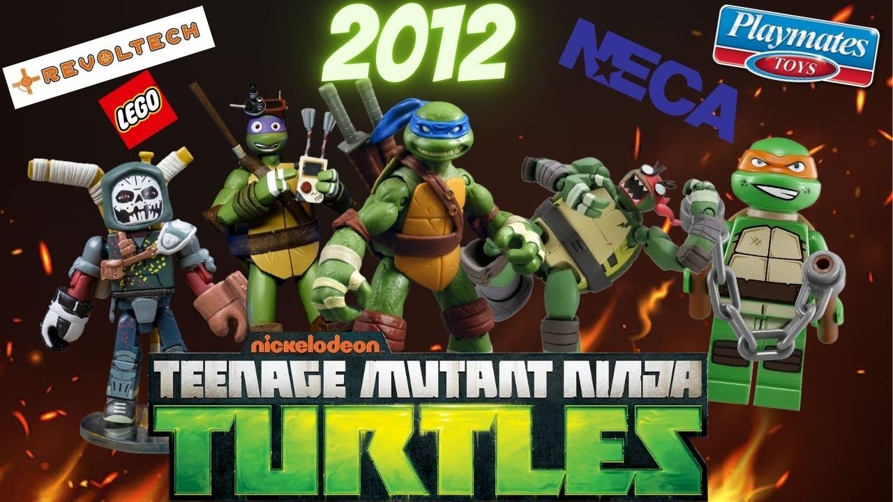 ALL TMNT 2012 Action Figure History (Retrospective)