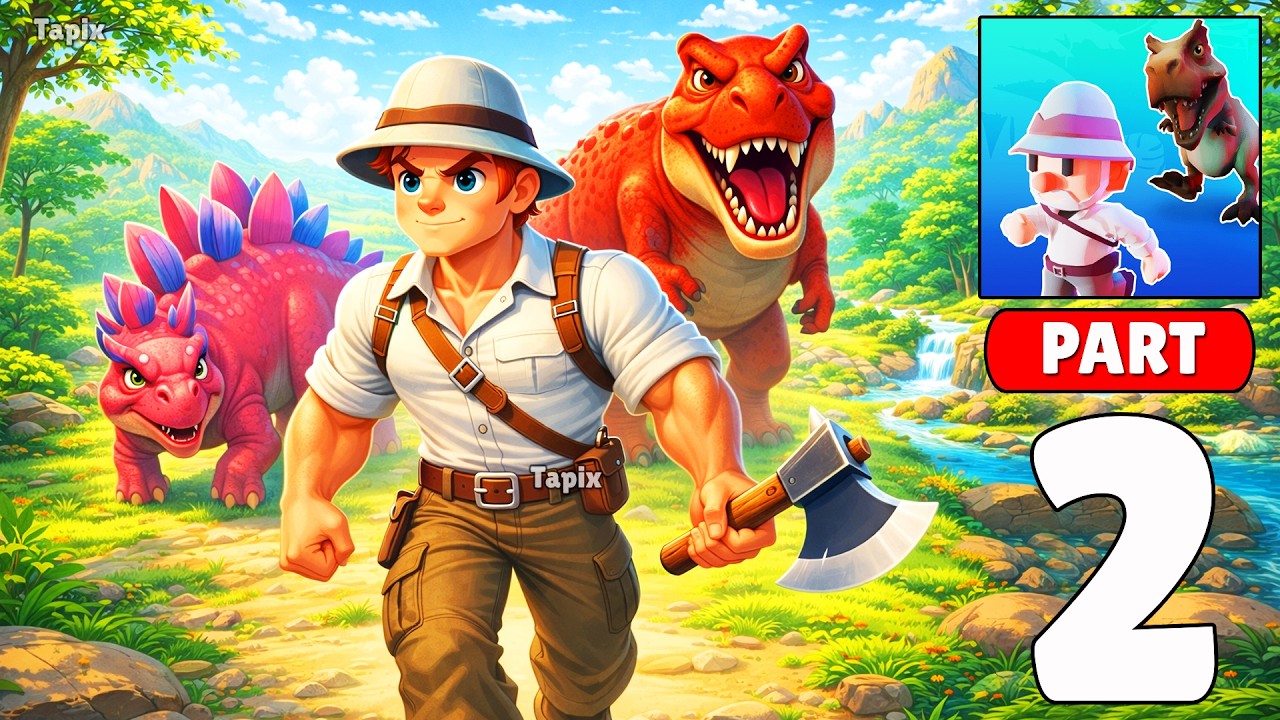 Jurassic Explorer – Ultimate Dino Adventure & Exploration Gameplay Part 2 (iOS, Android)