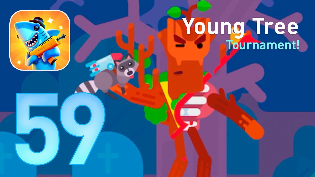 Bowmasters: Gameplay Walkthrough Part 59 - Young Tree Tournament! (iOS, Android)