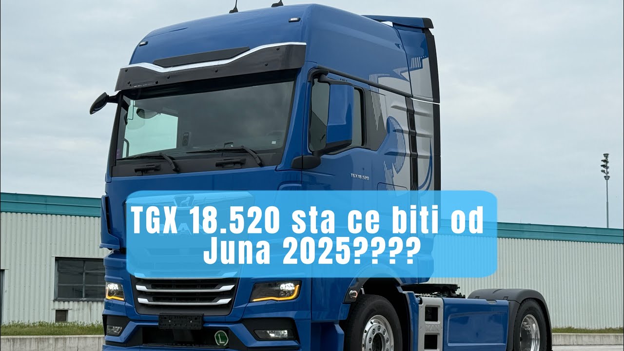 MAN TGX 18.520 – ZADNJA SERIJA prije Nove Ere sa SCANIA MOTORIMA. Sta ce biti dalje??