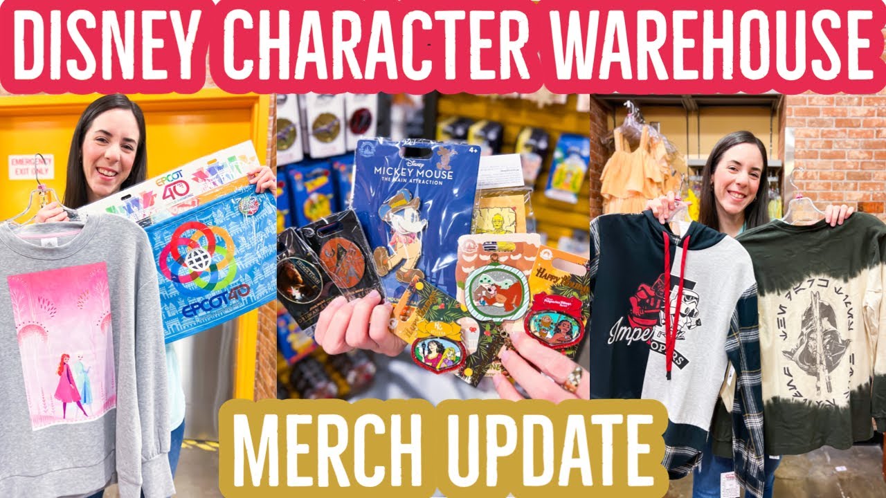DISNEY CHARACTER WAREHOUSE Merch Tour Update February 2023 | International Drive | Disney Outlet