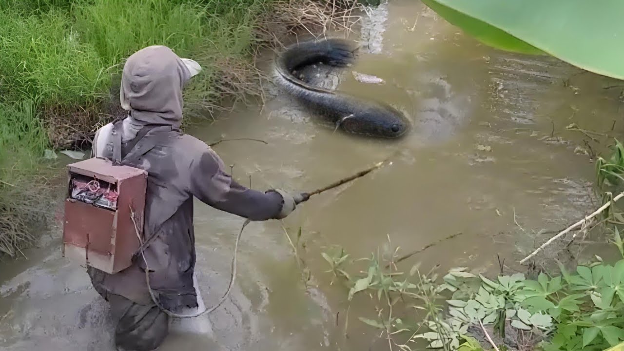 startle big fish with electric power part 2