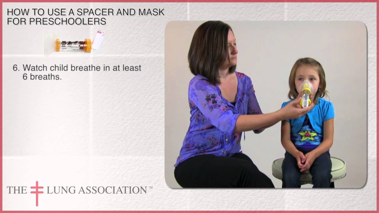 How to to give a preschooler a puffer with a spacer