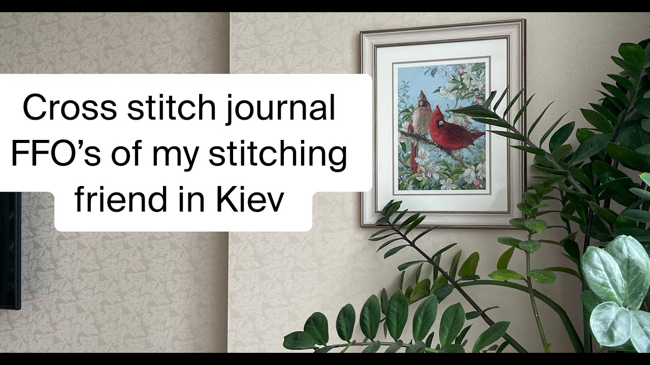 184. Xstitch 📓 Ophelia, Horses by a stream, new start ! FFO’s of my stitching friend.