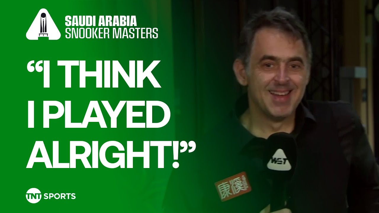 🚀 Ronnie O'Sullivan reacts after his FLAWLESS win against Joe O'Connor | 2025 Saudi Arabia Masters