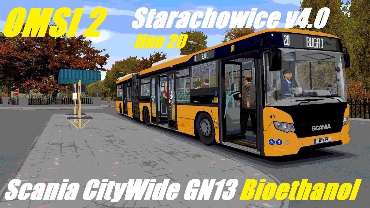 OMSI 2 • Starachowice v4.0 (line 20) • Scania CityWide GN13 Bioethanol