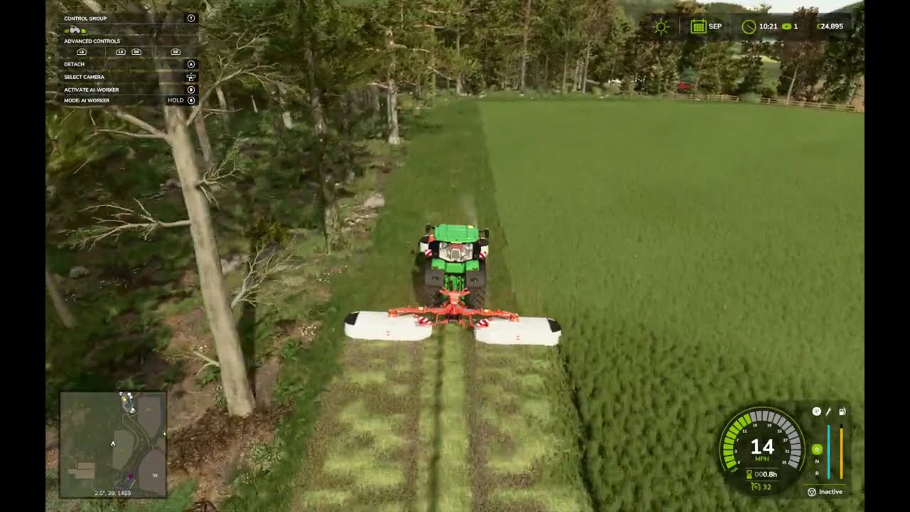 Farming Simulator 25 Kinlaig Ep 9 Cutting Grass