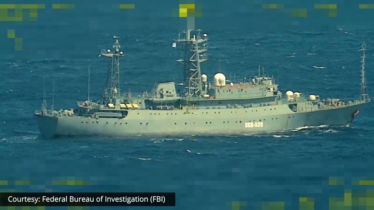 FBI - Up Close Look at the Russian Spy Ship off the coast of Hawaii