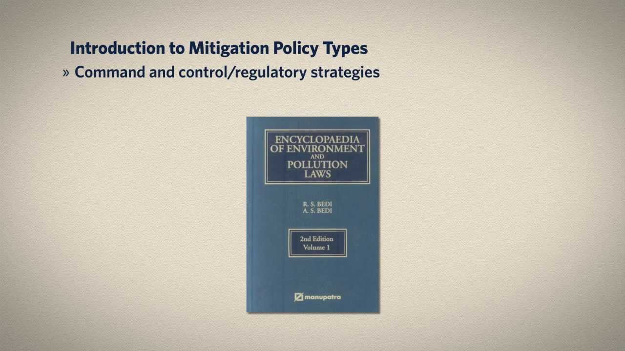 10.1 Introduction to Mitigation Policies