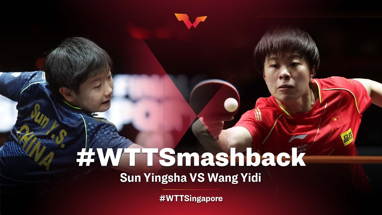 Sun Yingsha vs Wang Yidi | #WTTSmashback | WTT Cup Finals Singapore