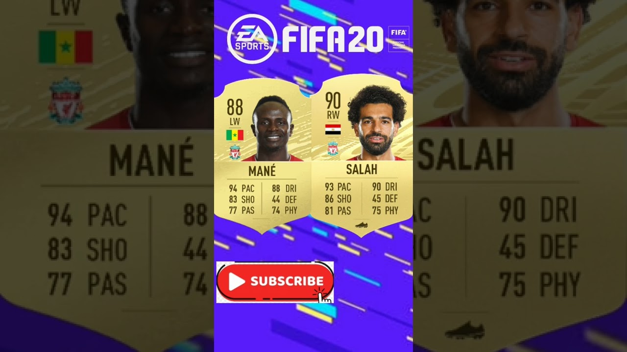 Mane🇸🇳 Vs Salah🇪🇬 in FIFA History 🔥#fifa #fifa22 #football #fyp