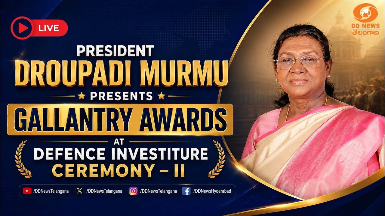 President Murmu presents Distinguished Service Awards in Defence Investiture Ceremony-2026 (Phase-2)