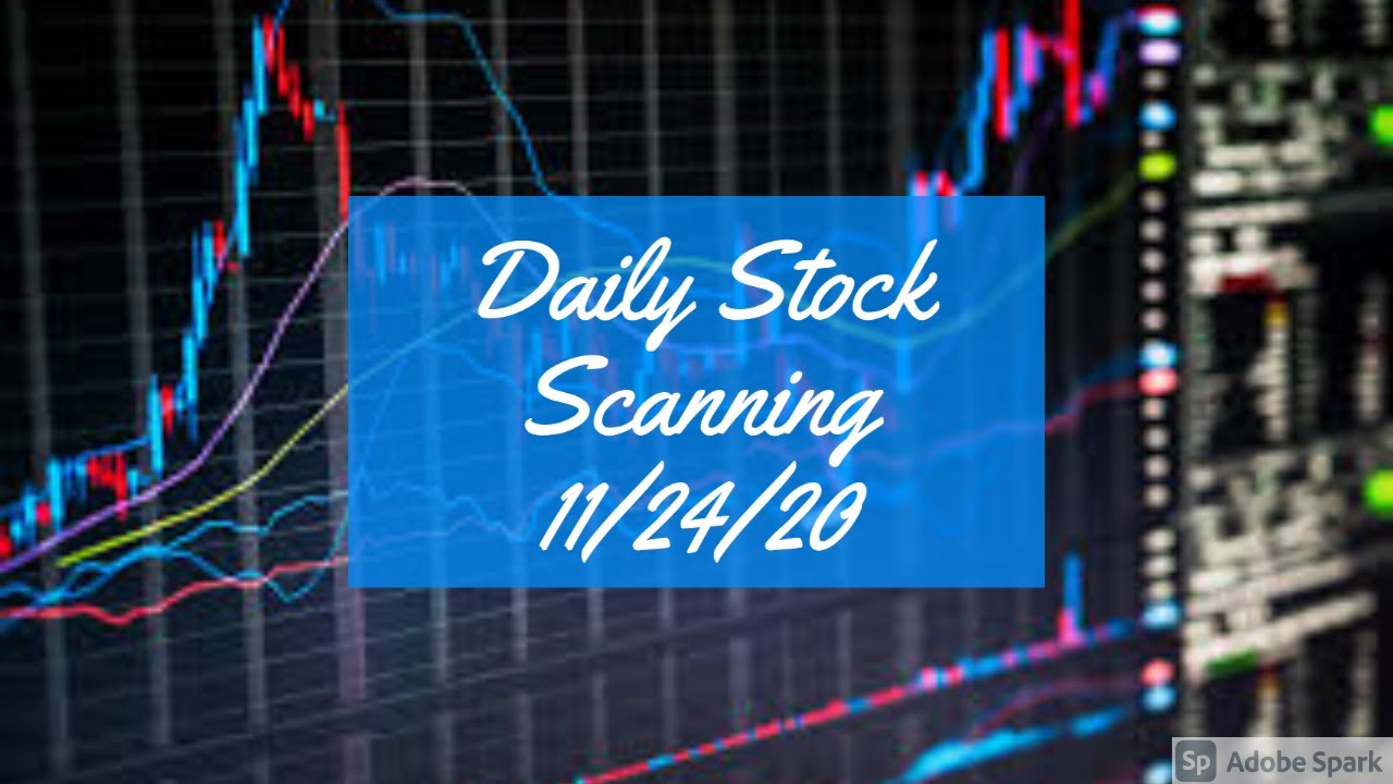 Daily Stock Scanning 11/24/20 | Super Swing Trader