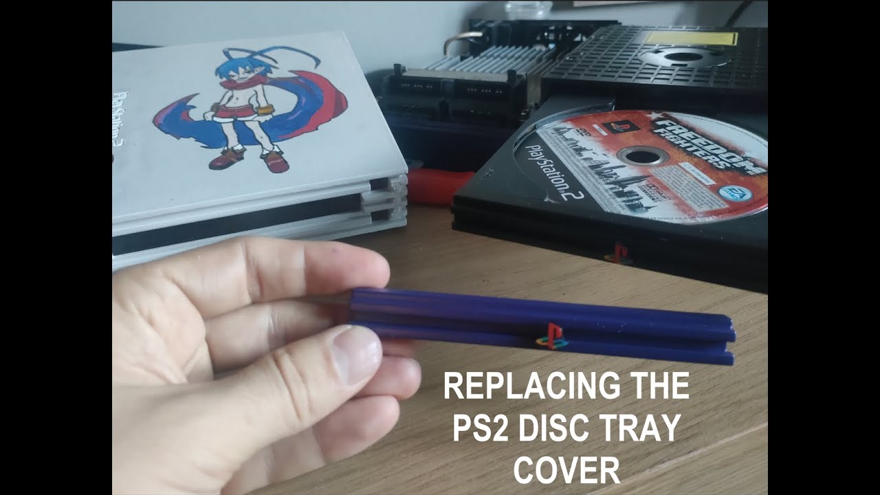 PS2 How to replace the Disc Tray Cover