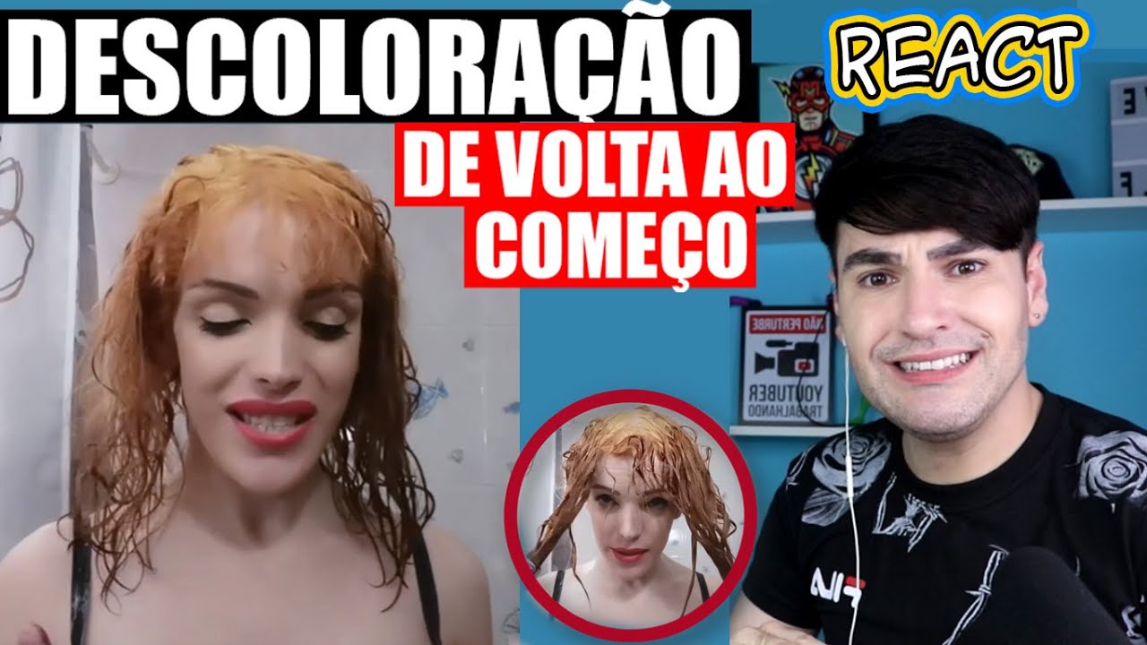 REAGINDO A DESCOLORAÇÃO GLOBAL EM CASA DA LIAH BRACHO