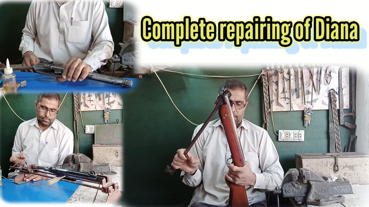 How to repair Diana 35 old model air gun| AS Rare Tech |complete repairing of Diana trigger group