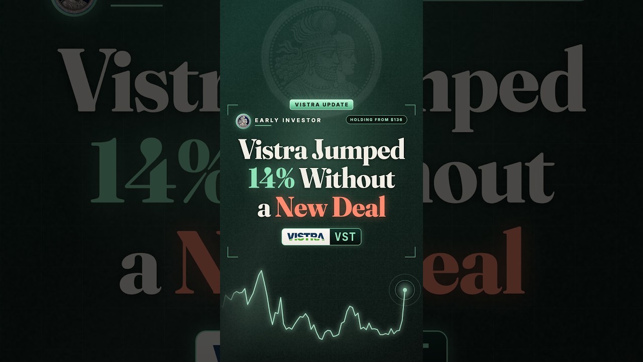 Vistra Up 14% on a Deal It Didn't Sign  #investing #trading #investment #trader #stockmarket #money