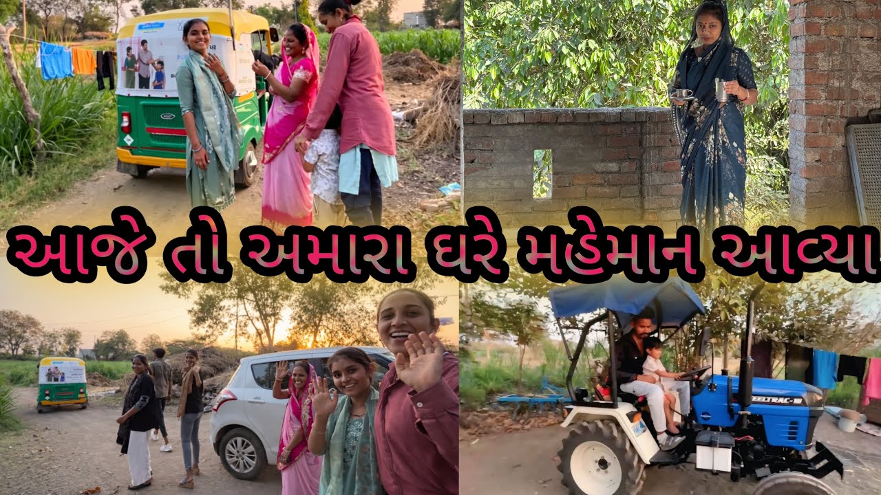 આજે તો અમારા ઘરે મહેમાન આવ્યા ?#gujarat #holi 