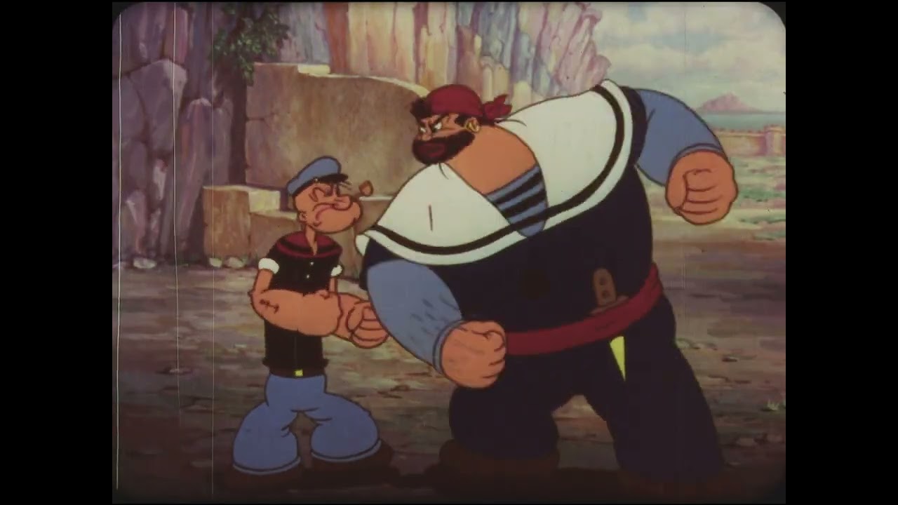 Classical old movie .Popeye The Sailor. Feel nostalgia.. #bauaaprakash #viral #shorts