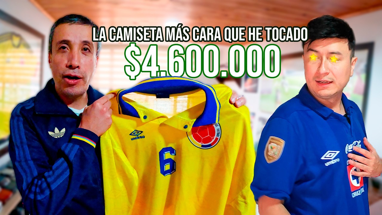 La MEJOR colección de camisetas del fútbol colombiano 🇨🇴 ¡una cuesta más de 4 millones!