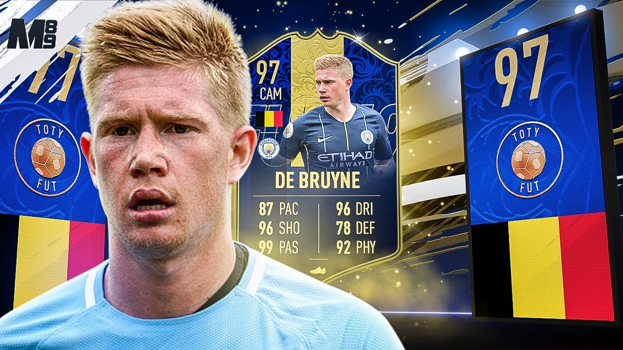 FIFA 19 TOTY DE BRUYNE REVIEW | 97 TOTY DE BRUYNE PLAYER REVIEW | FIFA 19 ULTIMATE TEAM