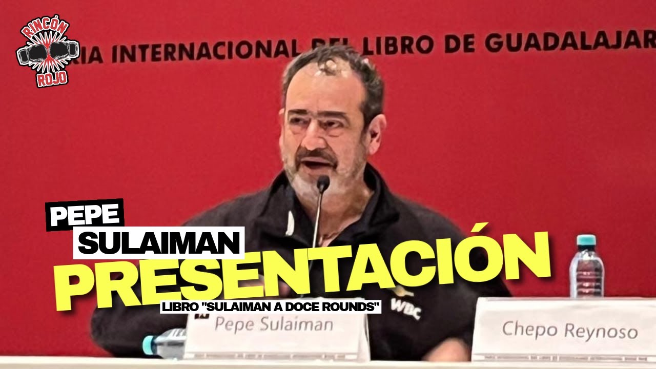 Pepe Sulaiman en la presentaci&oacute;n del libro 