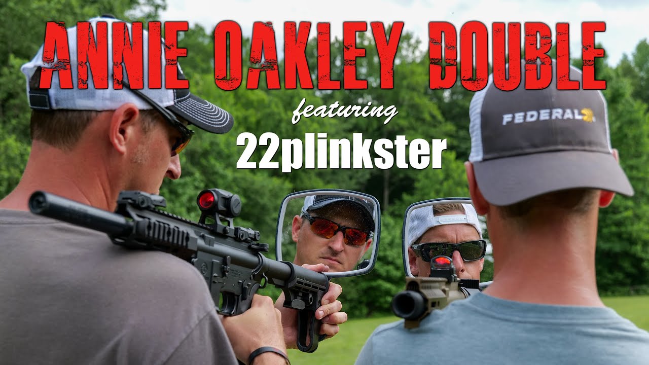 Double .22lr Annie Oakley Clay Snipe ft 22Plinkster | Gould Brothers