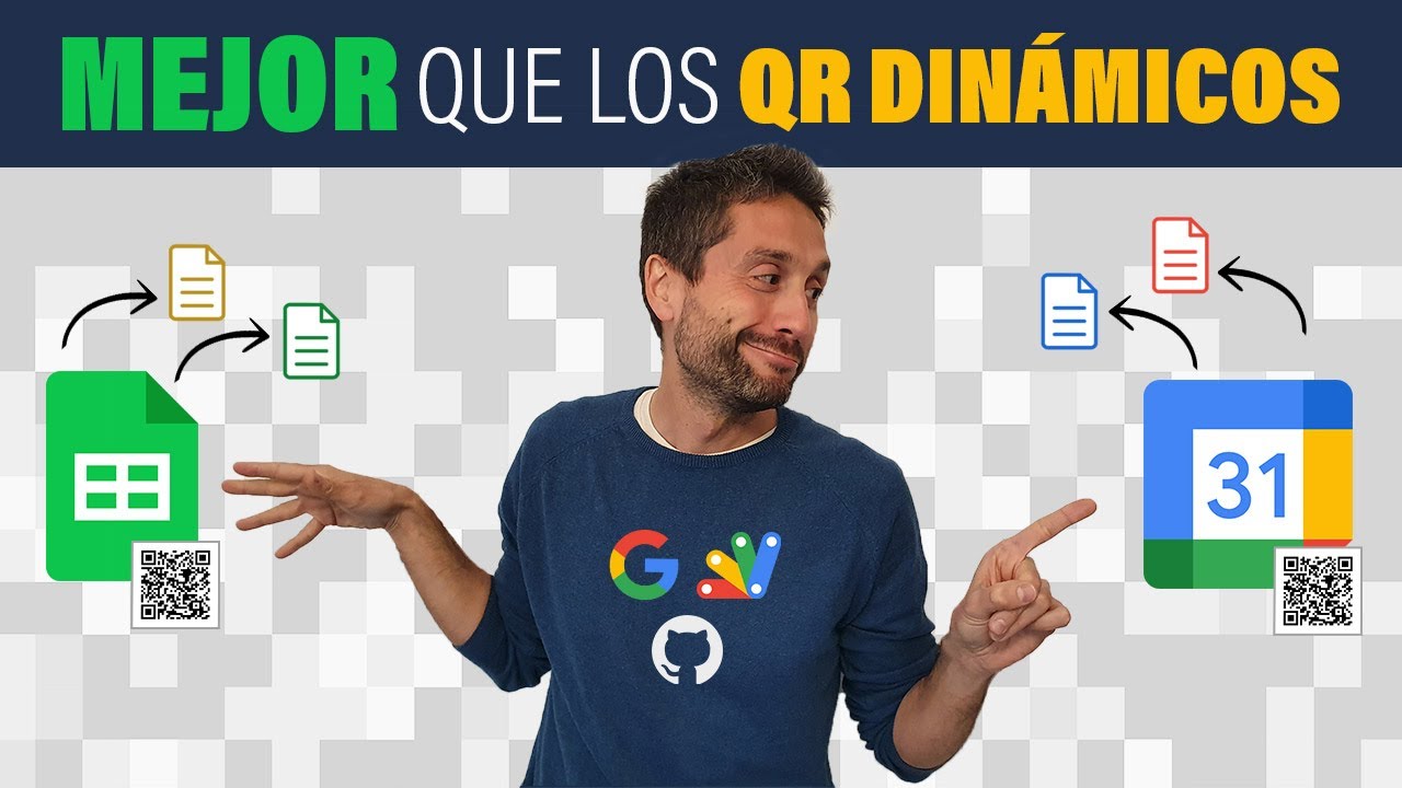 Crea QRs dinámicos basados en calendario! Automatiza los cambios con antelación [Sheets + Calendar]